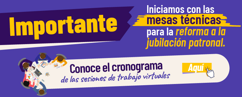 Mesas Técnicas Reforma a la Jubilación Patronal 