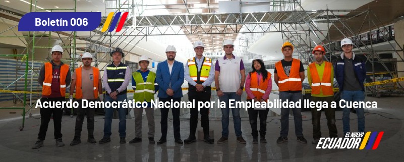 ACUERDO DEMOCRÁTICO NACIONAL POR LA EMPLEABILIDAD LLEGA A CUENCA