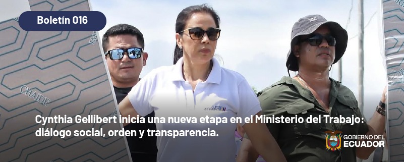 Cynthia Gellibert inicia una nueva etapa en el Ministerio del Trabajo