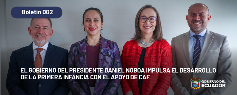 El Gobierno del presidente Daniel Noboa impulsa el desarrollo de la primera infancia 